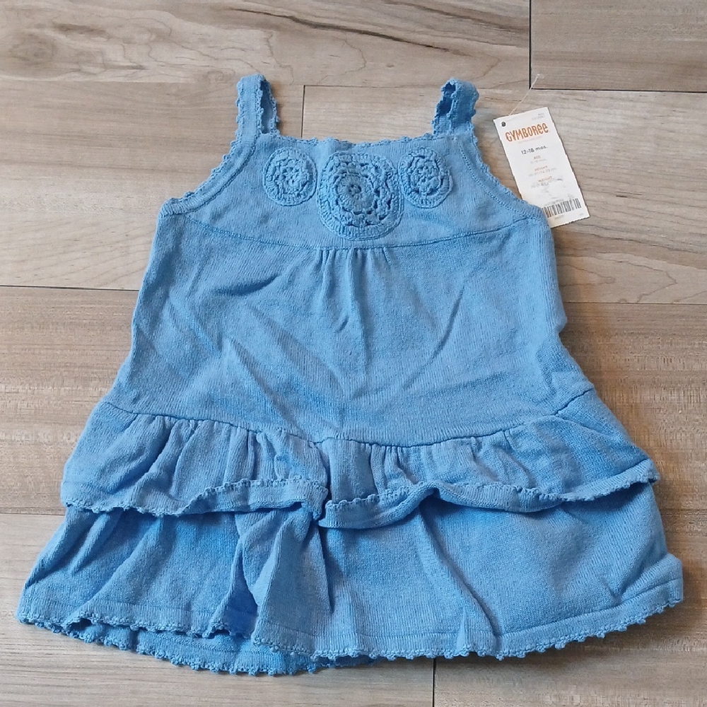 Gymboree Greek Isle Style Crochet Sweater Dress NWT Size 12-18 Months (A)